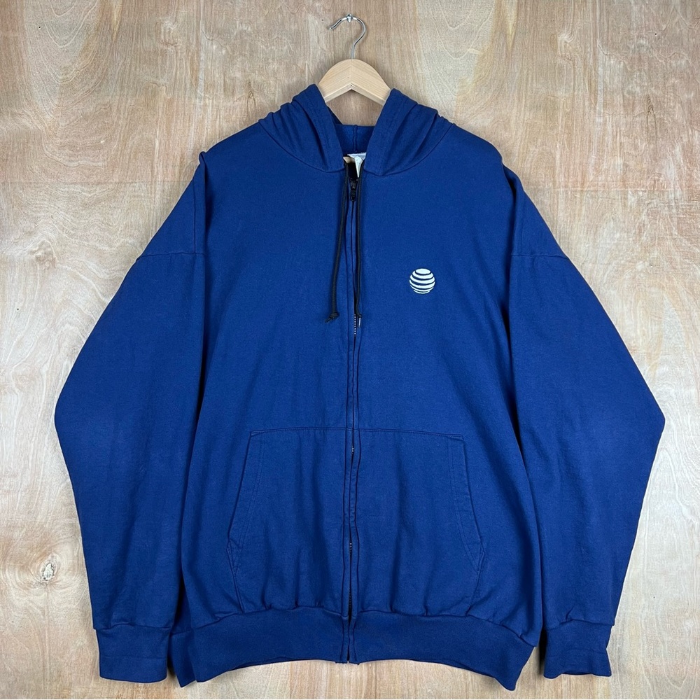 Vintage 1990s AT&T Zip Hoodie XL